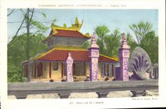 CPA Exposition Coloniale Internationale Paris Pavillon de l annam