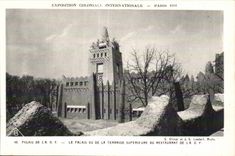 CPA Exposition Coloniale Internationale Paris 1931 Palaise De l A O F Le Palais vu de la Terrasse superieure du Restaurant de l A O F
