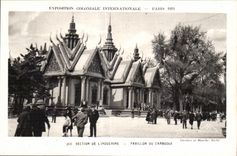 CPA Exposition Coloniale Internationale Paris 1931 Section de L Indochine Pavillon du Cambodge