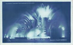 CPA Exposition Coloniale Internationale Paris 1931 Le Theatre d eau Granet et Expert architectes