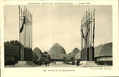 CPA Exposition Coloniale Internationale Paris 1931 Entree De La Section Belge