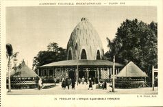 CPA Exposition Coloniale Internationale Paris 1931 Pavillon De L Afrique Equatoriale Francaise