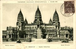 CPA Exposition Coloniale Internationale Paris 1931 Angkorvat Facade Principale