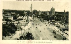 CPA Exposition Coloniale Internationale Paris 1931 A O F Le Palais Vu De Section De L Indochine