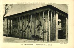 CPA Exposition coloniale Internationale Paris 1931 Cameroun Togo Le Pavillon De La Chasse