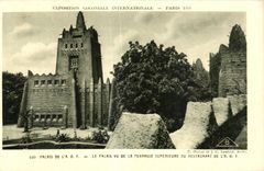 CPA Exposition coloniale Internationale Paris 1931 Palais De Le Palais Vu De La Terrasse Superieure Du Restaurant De