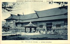 CPA Exposition coloniale internationale Paris 1931 Pavillon Des Pays Bas Entree Principale