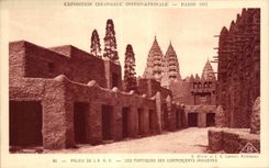CPA Exposition coloniale internationale Paris 1931 Palais De La Les Portiques Des Commercants Indigenes