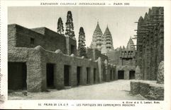 CPA Exposition coloniale internationale Paris 1931 Palais De La Les Portiques Des Commercants Indigenes