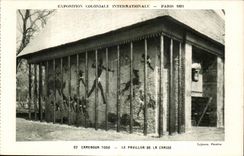 CPA Exposition coloniale internationale Paris 1931 Cameroun Togo Le Pavillon De La Chasse