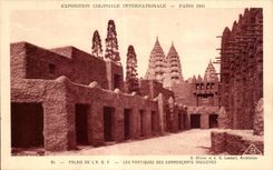 CPA Exposition coloniale internationale Paris 1931 Palais De La Les Portiques Des Commercants Indigenes