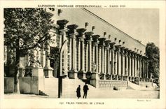 CPA Exposition coloniale internationale Paris 1931 Palais Principal De Lttalie