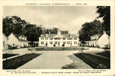 CPA Exposition coloniale internationale Paris 1931 Section Des Etatsunis Reproduction De Mount Vernon Maison De George Washington