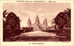 CPA Exposition coloniale internationale Paris 1931 Temple D Angxor Vat