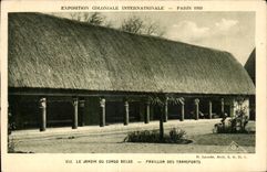 CPA Exposition coloniale internationale Paris 1931 Le Jardin Du Condo Belge Pavillon Des Transports
