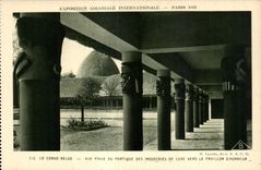 CPA Exposition coloniale internationale Paris 1931 Le Congo Belge Vue Prise Du Portque Des Industries De Luxe 