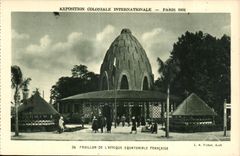 CPA Exposition Coloniale Internationale Paris 1931 Pavillon De L AfriQue Equatoriale Francaise