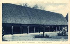 CPA Exposition Coloniale Internationale Paris 1931 Le Jardin Du Congo Belge Pavillon Des Transports