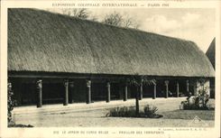 CPA Exposition Coloniale Internationale Paris 1931 Le Jardin Du Congo Belge Pavillon Des Transports