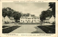 CPA Exposition Coloniale Internationale Paris 1931 Section Des Etats Unis Reproduction De Mount Vernon Washington