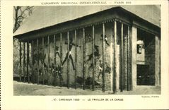 CPA Exposition Coloniale Internationale de paris cameroun togo le pavillon de la cmasse