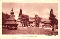CPA Exposition Coloniale Internationale de paris pavillon des pays bas