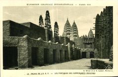 CPA - Exposition Coloniale Internationale - Paris 1931 Palais de L A O F - Les Portiques des Commercants Indigenes
