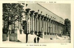 CPA -Exposition Coloniale Internationale - Paris 1931 Palais Principle de L Italie