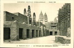 CPA - Fair Colonial International - Paris 1931 Palais of HAS O F - Gantries of Commercats Indigenes