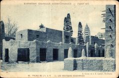 CPA - Exposition Coloniale Internationale - Paris 1931 Palais de l AOF Boutiques soudanaises Soudan