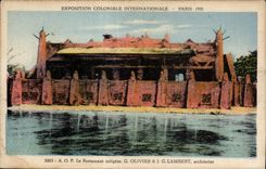 CPA - Exposition Coloniale Internationale - Paris 1931 A O F Le Restaurant Indigene