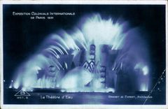 CPA - Exposition Coloniale Internationale - Paris 1931 Le Theatre d Eau