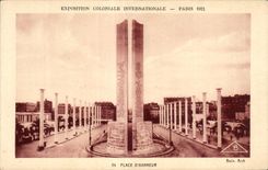 CPA - Exposition Coloniale Internationale - Paris 1931 Place d Honneur