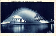 CPA - Exposition Coloniale Internationale - Paris 1931 La Passerelle des Palmes et les Ponts d Eau