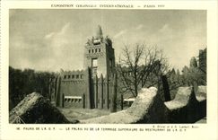 CPA - Exposition Coloniale Internationale - Paris 1931 Palais de l A O F - Le Plais vu de la Terrasse Superieure du Res