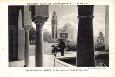 CPA -Exposition Coloniale Internationale - Paris 1931 Pavillon de l Algerie vu du Pavillon Officiel de la Tunisie