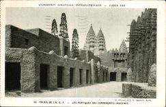 CPA -Exposition Coloniale Internationale - Paris 1931 Palais de l A O F - Les portique des Comercants Indigenes