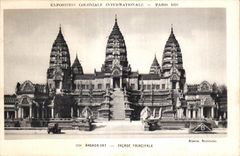 CPA -Exposition Coloniale Internationale - Paris 1931 Angkor vat - Fracade Principale