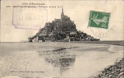 CPA Mont saint michel Vue prise au sud