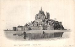 CPA Mont saint michel cote de l est