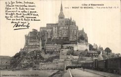 CPA Monte st michel Monte st michel Train Botrel