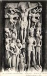 CPA Le mont saint michel La basilique bas relief du chartrier la partie centrale