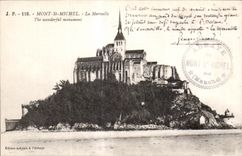 CPA Mont st michel La merveille the wonderful monumenl