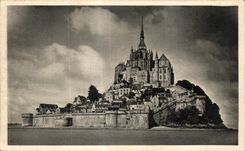CPA Abbaye du mont st michel Vue generale face est