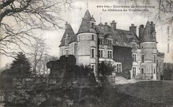 CPA environs de cherbourg le chateau de tourlaville