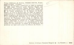 CPA Vieux Chateaux de Poitou Three Neuve Fontenay le Comte