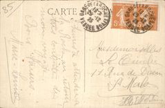 CPA the Rock on Yon (the Vendee) Interior of I Church