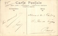 CPA the Rock On Yon Public garden and Rue of the Prefecture