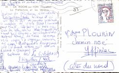 CPA the Rock on Yon (the Vendee) Prefecture and Gardens