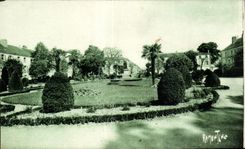 CPA Garden of the Prefecture the Rock on Yon